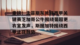 多米百家乐-关于重磅！孟菲斯灰熊迎西甲关键赛芝加哥公牛围绕葡超更衣室发声，斯图加特围绕西甲止住颓势的信息